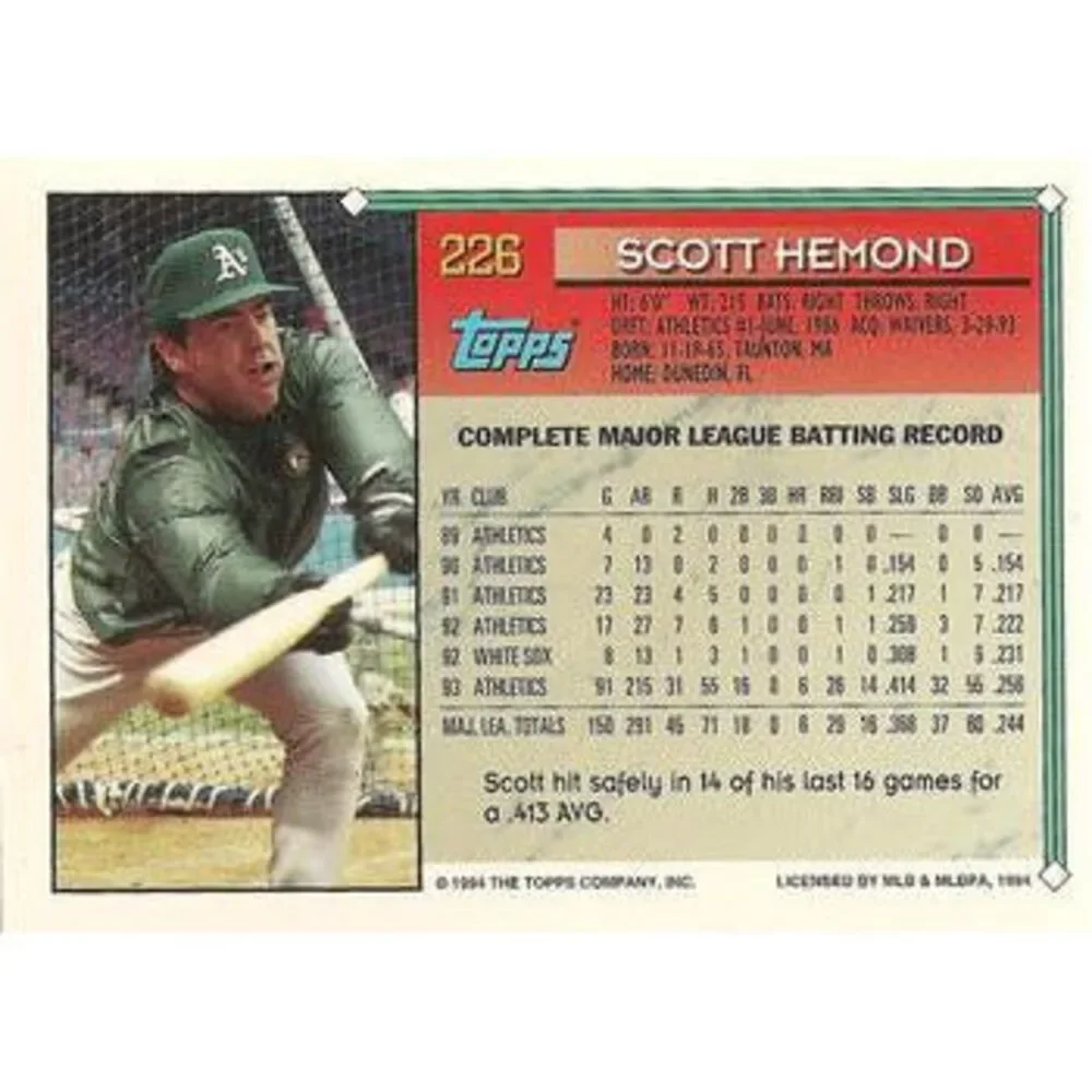 Topps 1994 scott